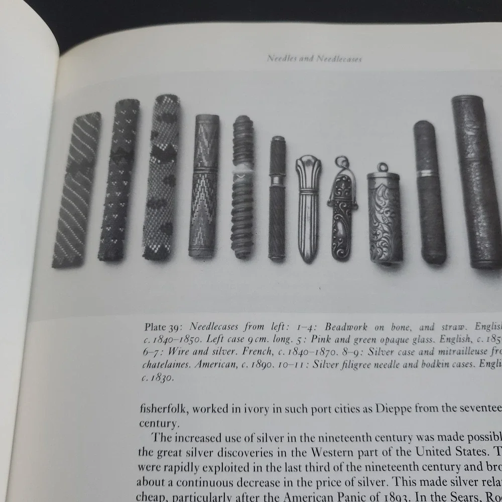 Illustrated History of Needlework Tools Rogers Gay Ann Hardback Book Autographed